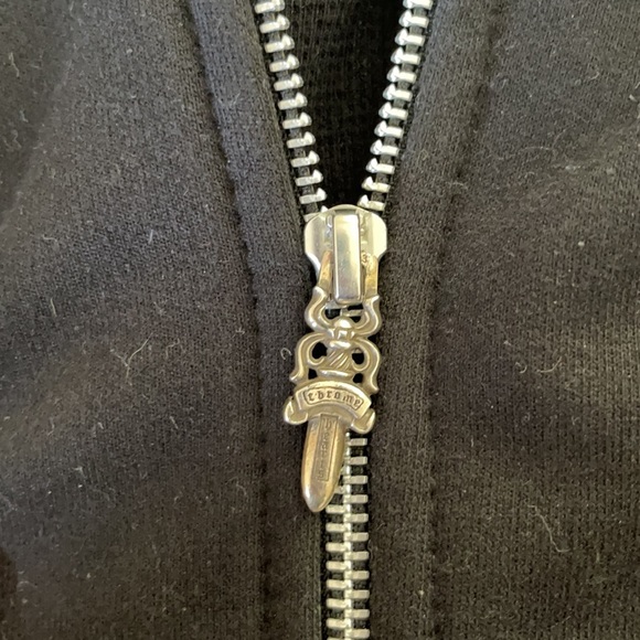 Chrome heart dagger zip up. - Picture 3 of 4